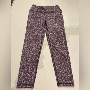 Purple Kyodan Cheetah Print Leggings